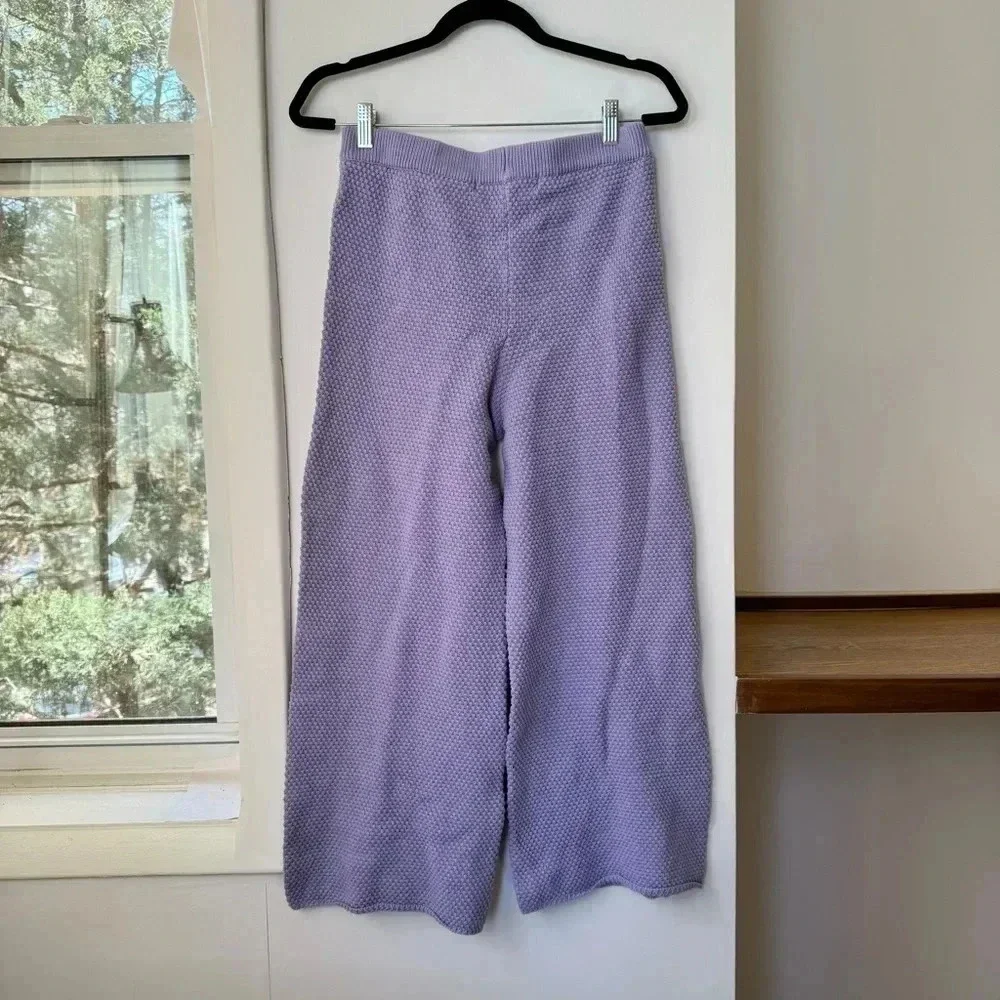 New Free People Hailee Sweater Set in Lavender Purple Size Small